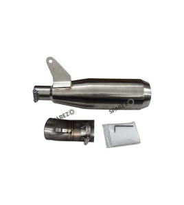 Fit For Royal Enfield New Himalayan 450 AEW SS Matt Finish Exhaust Silencer