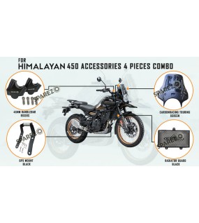 Fit For Royal Enfield Himalayan 450 4 Pcs Combo Pack