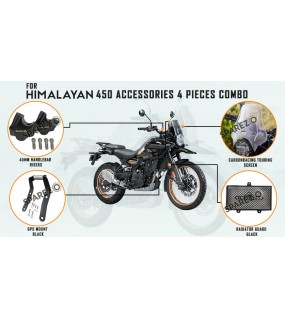 Fit For Royal Enfield New Himalayan 450 4 PCS Accessories Combo Pack
