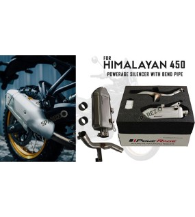 Fit For Royal Enfield New Himalayan 450 Powerage Silencer with Header Bend Pipe