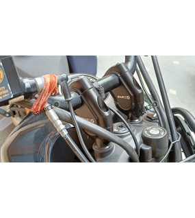 Fit For Royal Enfield New Himalayan 450 Handlebar Risers Pair Black