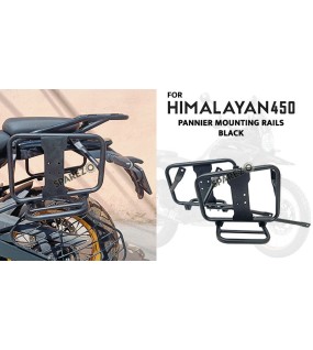 Fit For Royal Enfield New Himalayan 450 Pannier Mounting Rails Black