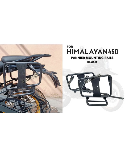 Fit For Royal Enfield New Himalayan 450 Pannier Mounting Rails Black