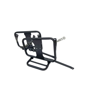 Fit For Royal Enfield New Himalayan 450 Canvas Pannier Black Bags with Mounting