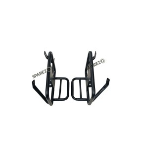 Fit For Royal Enfield New Himalayan 450 Canvas Pannier Black Bags with Mounting