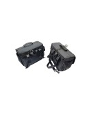 Fit For Royal Enfield New Himalayan 450 Canvas Pannier Black Bags with Mounting