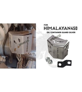 Fit For Royal Enfield New Himalayan 450 Oil Container Guard Silver