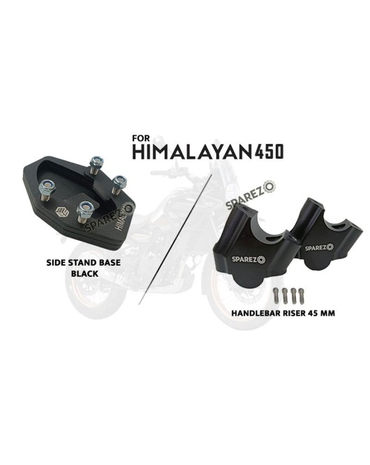 Fit For  Royal Enfield Himalayan 450 Risers and Side Stand Extender Accessories