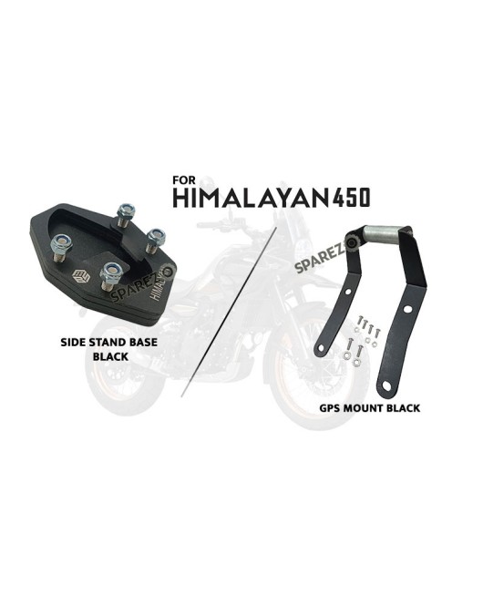 Fit For Royal Enfield Himalayan 450 Accessories GPS Mount and Side Stand Extender