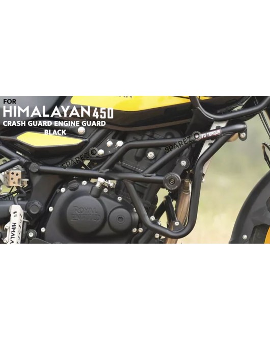 Fit For Royal Enfield New Himalayan 450 Crash Engine Guard Black