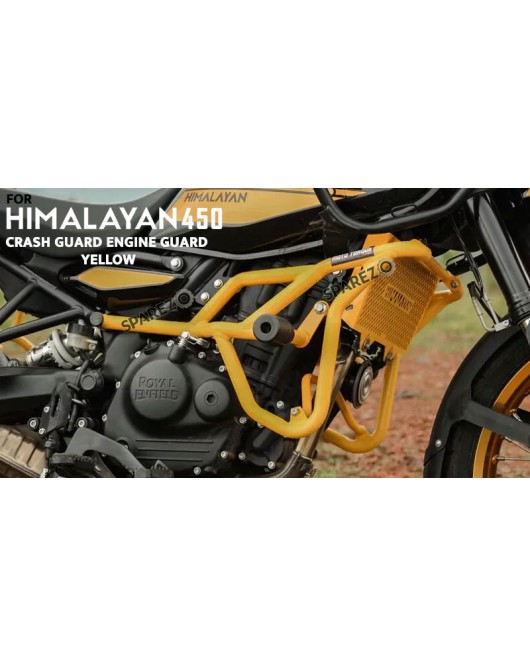 Fit For Royal Enfield New Himalayan 450 Crash Engine Guard Yellow