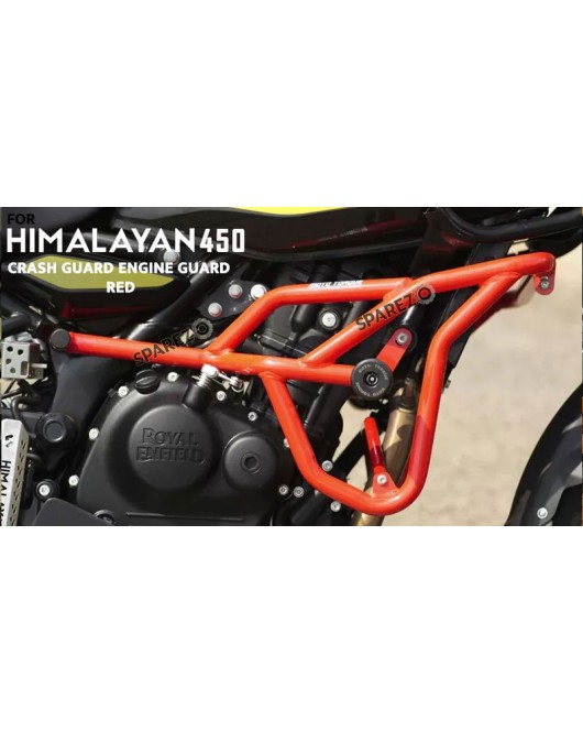 Fit For Royal Enfield New Himalayan 450 Crash Engine Guard Red