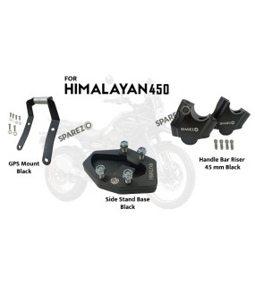 Fit For Royal Enfield New Himalayan 450 GPS Mount Risers and Side Stand Extender