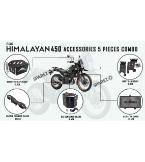 Royal Enfield 5 Pcs Accessories Combo Pack CP-1 Himalayan 450