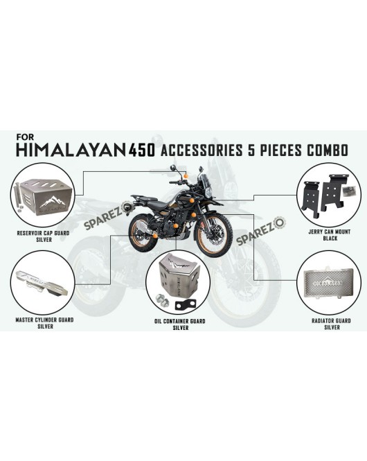 Royal Enfield 5 Pcs Accessories Combo Pack CP-2 Himalayan 450