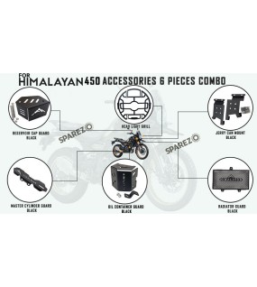 Royal Enfield 6 Pcs Accessories Combo Pack CP-2 Himalayan 450