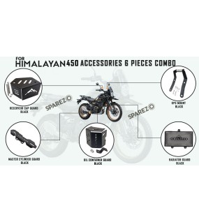 Royal Enfield 5 Pcs Accessories Combo Pack CP-3 Himalayan 450