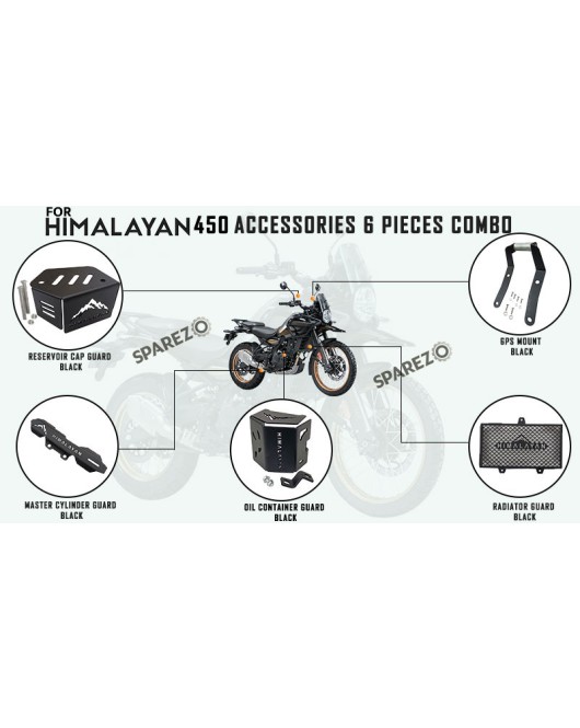 Royal Enfield 5 Pcs Accessories Combo Pack CP-3 Himalayan 450