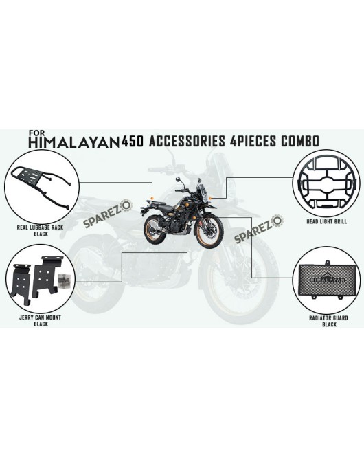 Royal Enfield 4 Pcs Accessories Combo Pack CP-2 Himalayan 450