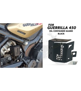 Fit For Royal Enfield Guerrilla 450 Stainless Steel Oil Container Guard Black