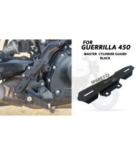 For Royal Enfield Guerrilla 450 Stainless Steel Master Cylinder Guard Black