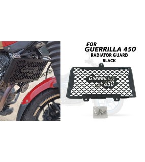 Fit For Royal Enfield Guerrilla 450 Stainless Steel Radiator Guard Black