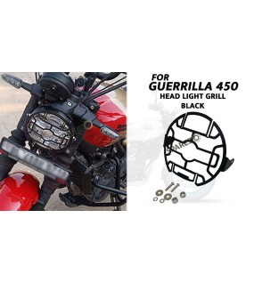 Fit For Royal Enfield Guerrilla 450 Steel Headlight Grill Black