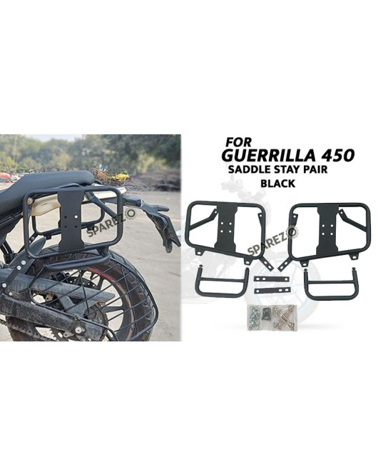 Fit For Royal Enfield Guerrilla 450 Pannier Mounting Rails Black