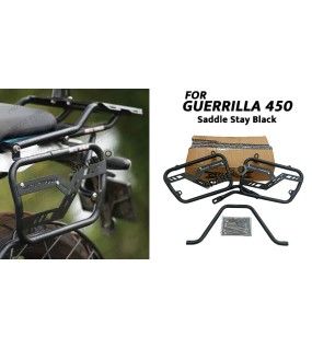 Fit For Royal Enfield Guerrilla 450 Pannier Mounting Rails Saddle Stays Black