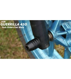 Fit For Royal Enfield Guerrilla 450 Fork Sliders Pair Black