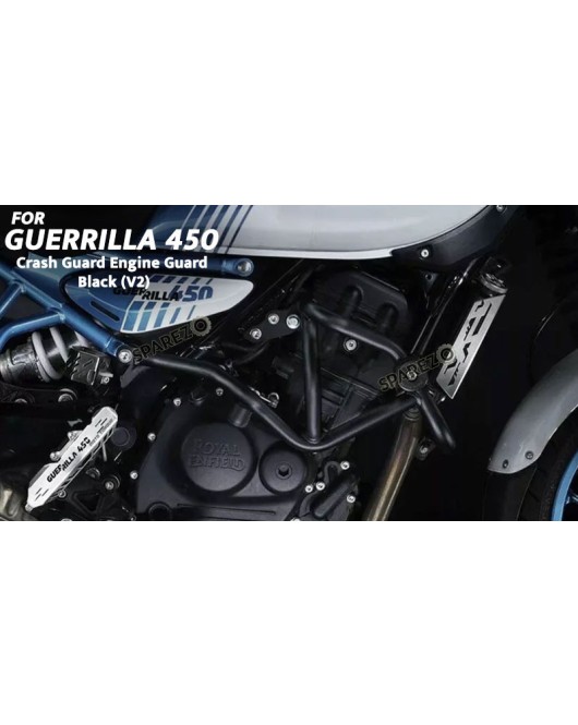Fit For Royal Enfield Guerrilla 450 Crash Guard Engine Guard Black