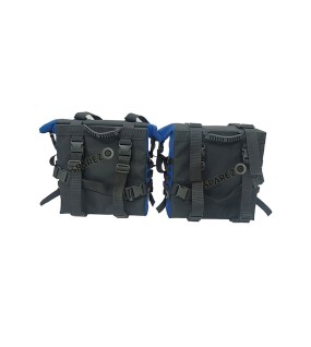 Fit For Royal Enfield New Himalayan 450 Canvas Pannier Bags With Mounting