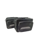 Fit For Royal Enfield New Himalayan 450 Canvas Pannier Bags With Mounting Black