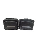 Fit For Royal Enfield New Himalayan 450 Canvas Pannier Bags With Mounting Black