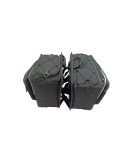 Fit For Royal Enfield New Himalayan 450 Canvas Pannier Bags With Mounting Black
