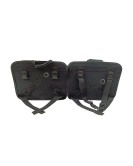Fit For Royal Enfield New Himalayan 450 Canvas Pannier Bags With Mounting Black
