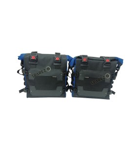 Fit For Royal Enfield Guerrilla 450 Canvas Pannier Bags With Mounting