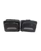 Fit For Royal Enfield Guerrilla 450 Canvas Pannier Bags With Mounting Black