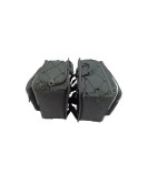 Fit For Royal Enfield Guerrilla 450 Canvas Pannier Bags With Mounting Black