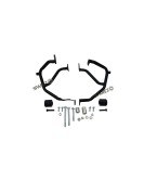 Fit For Royal Enfield Guerrilla 450 Large Engine Guard With Sliders Black