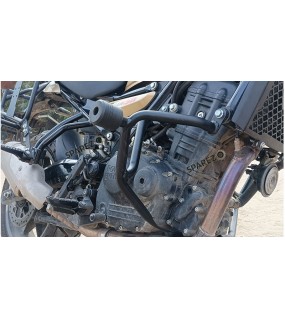 Fit For Royal Enfield Guerrilla 450 Large Engine Guard With Sliders Black