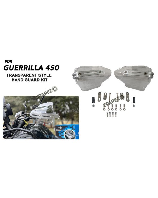 Fit For Royal Enfield Guerrilla 450 Transparent Style Hand Guard Kit