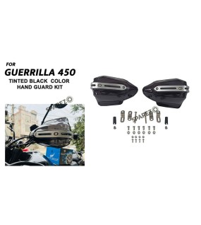 Fit For Royal Enfield Guerrilla 450 Tinted Black Color Hand Guard Kit