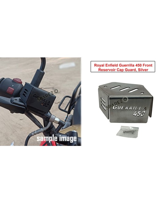 Fit For Royal Enfield Guerrilla 450 Front Reservoir Cap Guard Silver