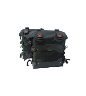 Fit For Royal Enfield New Himalayan 450 Black Canvas Pannier Bags
