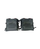 Fit For Royal Enfield New Himalayan 450 Black Canvas Pannier Bags With Mounting