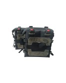 Fit For Royal Enfield New Himalayan 450 Canvas Black Pannier Bags
