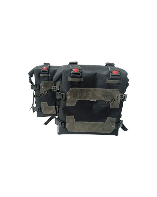 Fit For Royal Enfield New Himalayan 450 Canvas Black Pannier Bags