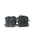 Fit For Royal Enfield New Himalayan 450 Canvas Black Pannier Bags