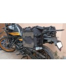 Fit For Royal Enfield New Himalayan 450 Canvas Black Pannier Bags